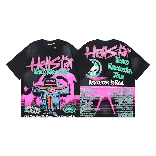 Hellstar World Revolution Tour Tee Graphic Print