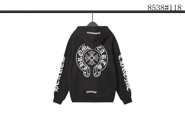 Chrome Hearts Hooded Sweatshirt Cross Logo Print