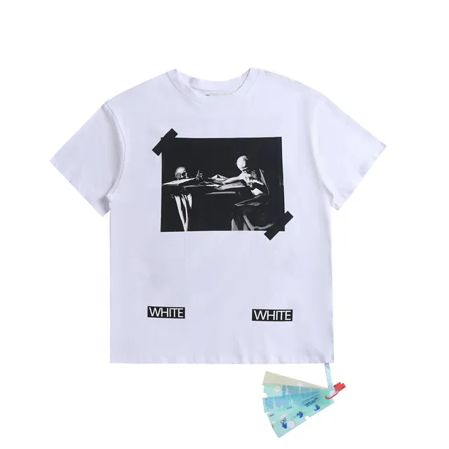 Off-White Graphic Tee Vanitas Print