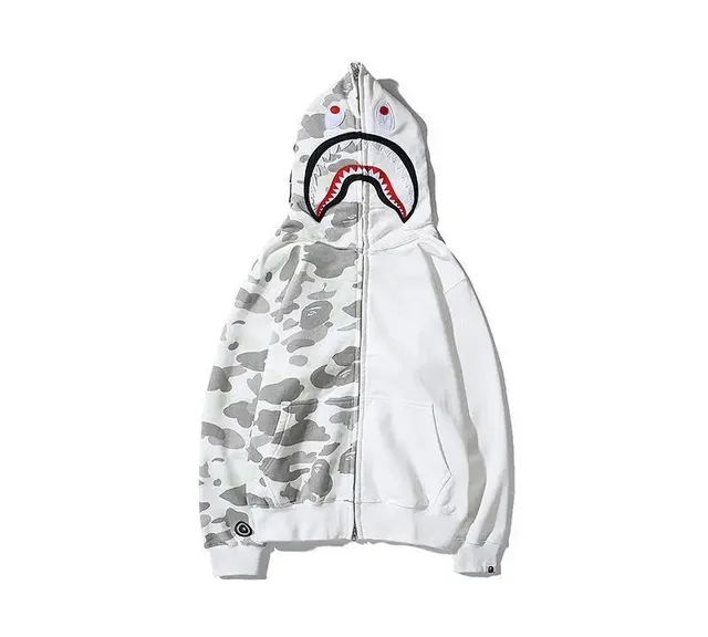 BAPE Shark Hoodie Camouflage Split