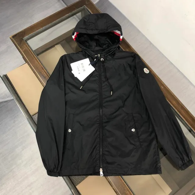 Moncler Lightweight Hooded Jacket Classic Black