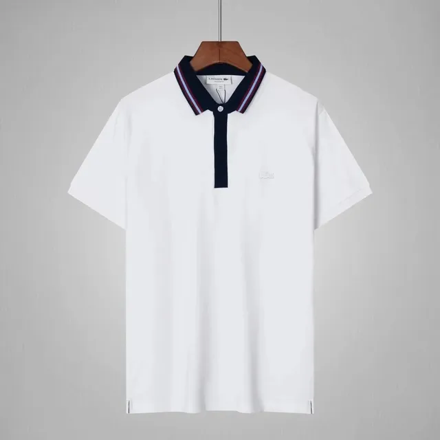 Lacoste Polo Shirt Navy Trim