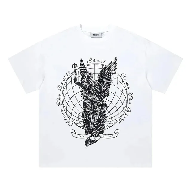 Trapstar t shirts Angel Globe Print