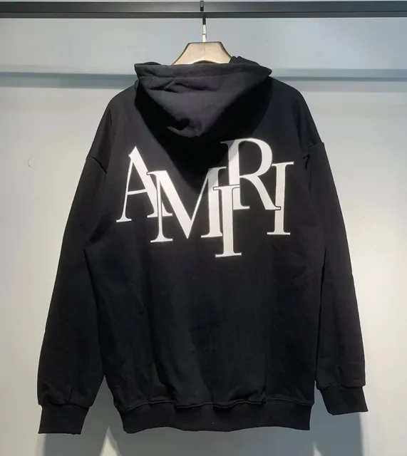 Logo Hoodie Oversized AMIRI Print