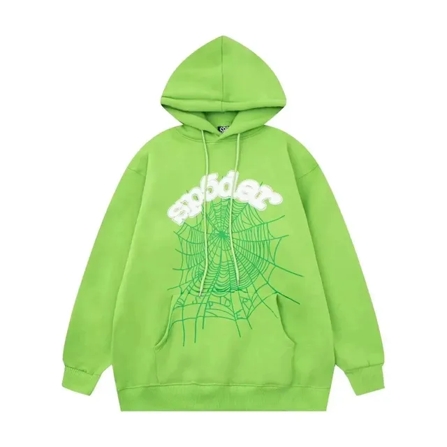Sp5der Hoodie Spider Web Graphic
