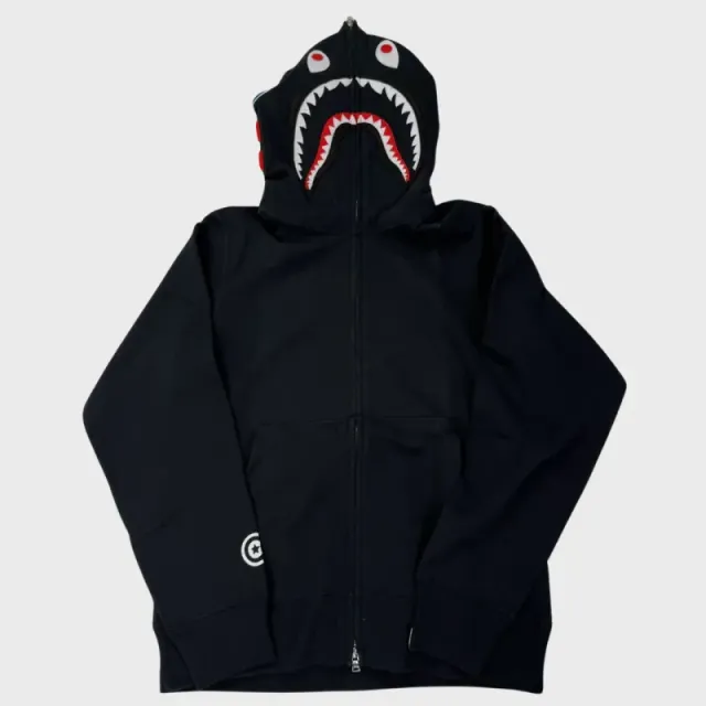 Bh03 - Bp Shark Full Zip Hoodie (Ss22) Black