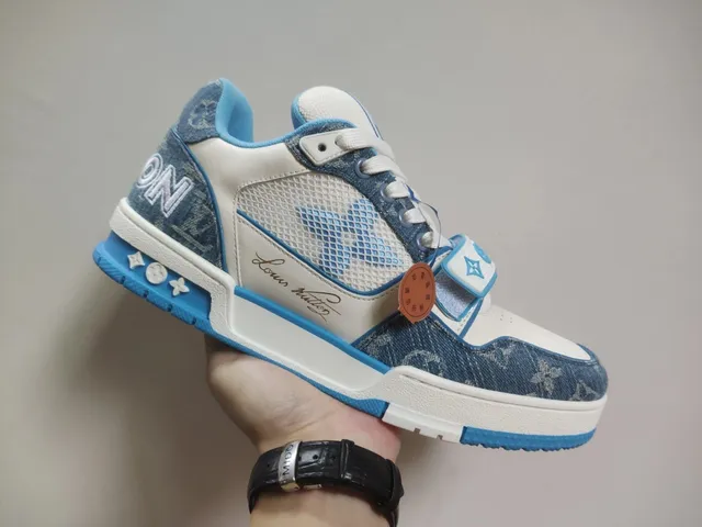 Louis Vuitton LV Trainer Denim Monogram