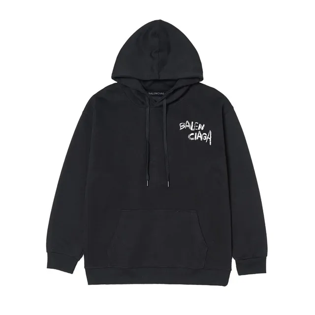 Balenciaga Hooded Sweatshirt Logo Print