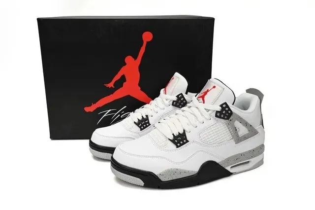 Air Jordan 4 White Cement