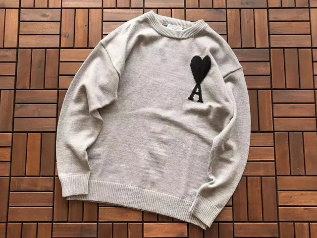 Amiri Knit Sweater Heart Logo