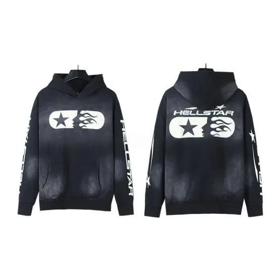 Hellstar Hoodie Star Flame Graphic