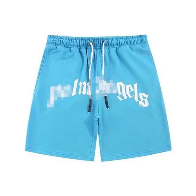 Palm Angels Logo Shorts Gothic Script