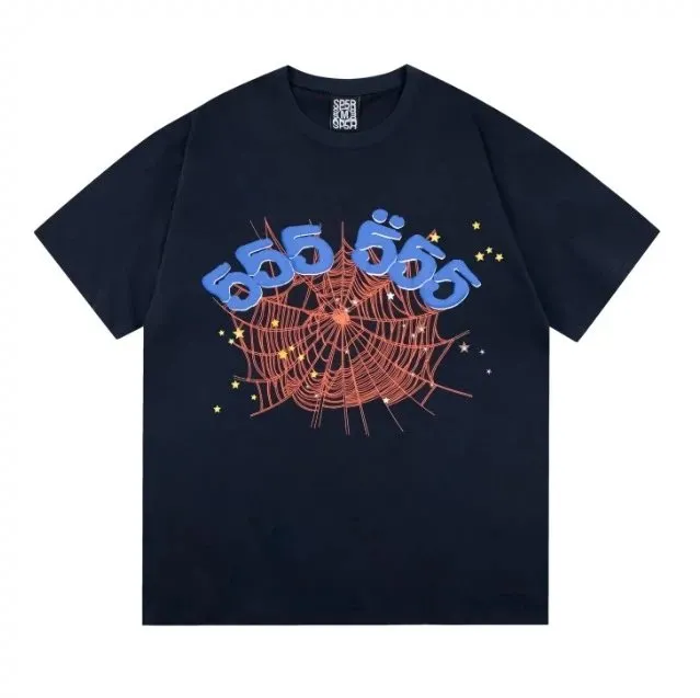 Sp5der Spider Web Graphic Tee 555 Spider Web Print
