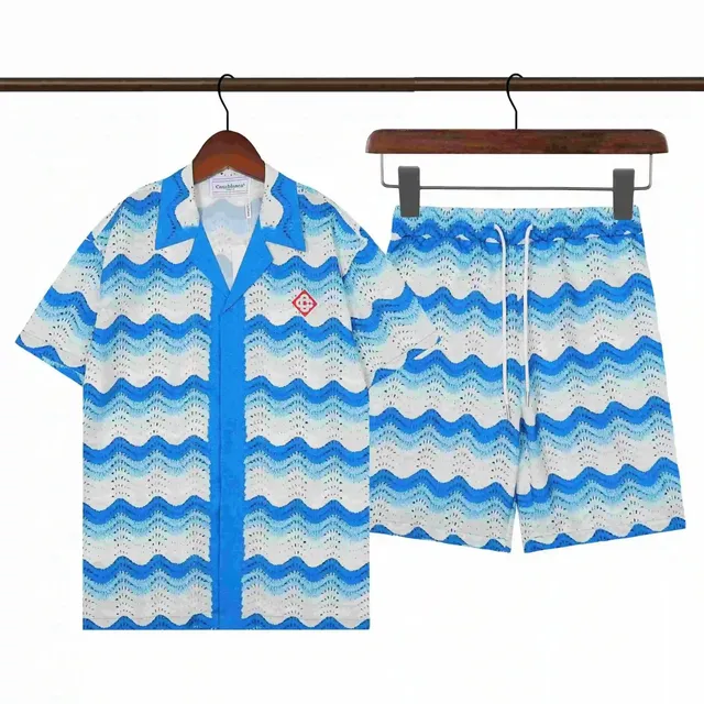 Casablanca Tennis Club Set Wave Pattern