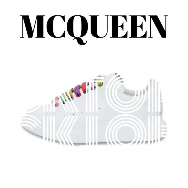 Alexander McQueen Oversized Sneaker Rainbow Lace
