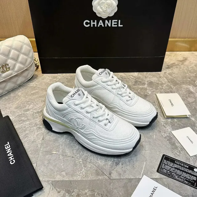 Chanel Trainer Triple White