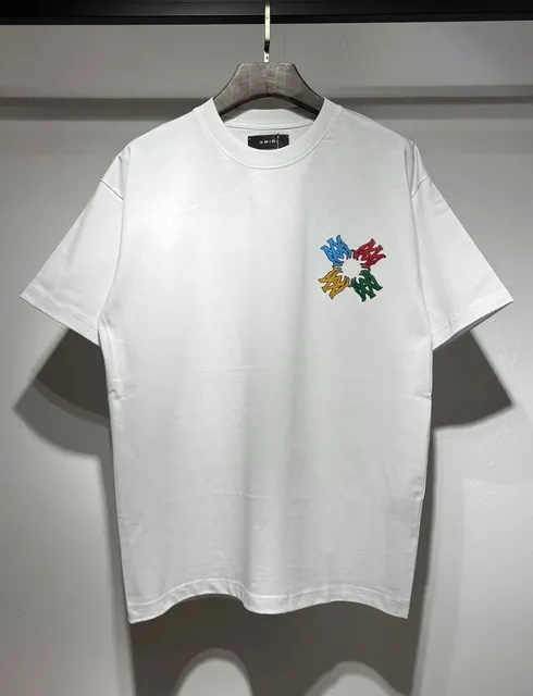Amiri Graphic Tee Multi-Color Logo