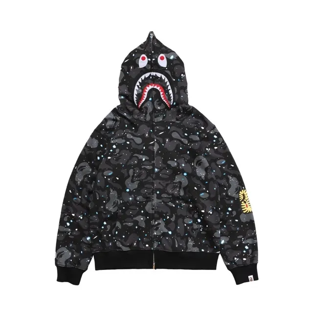 BAPE Shark Hoodie Galaxy Camo