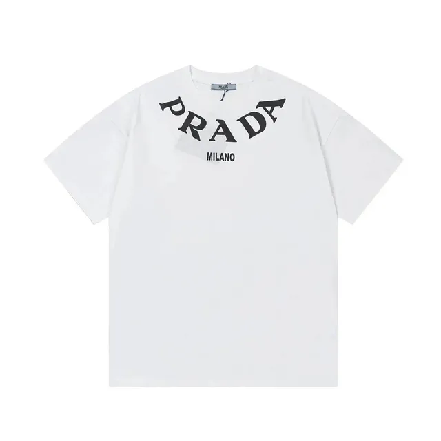 Prada Logo T-Shirt Milano Arch