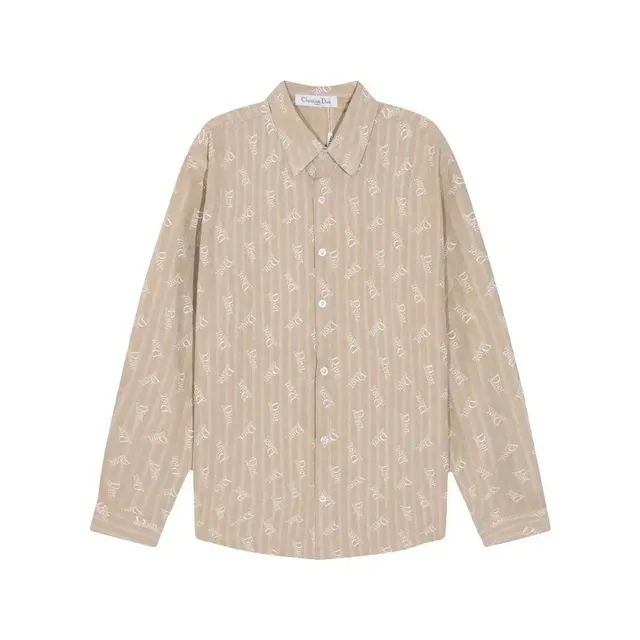 Dior Logo-Print Shirt All-Over Oblique Logo