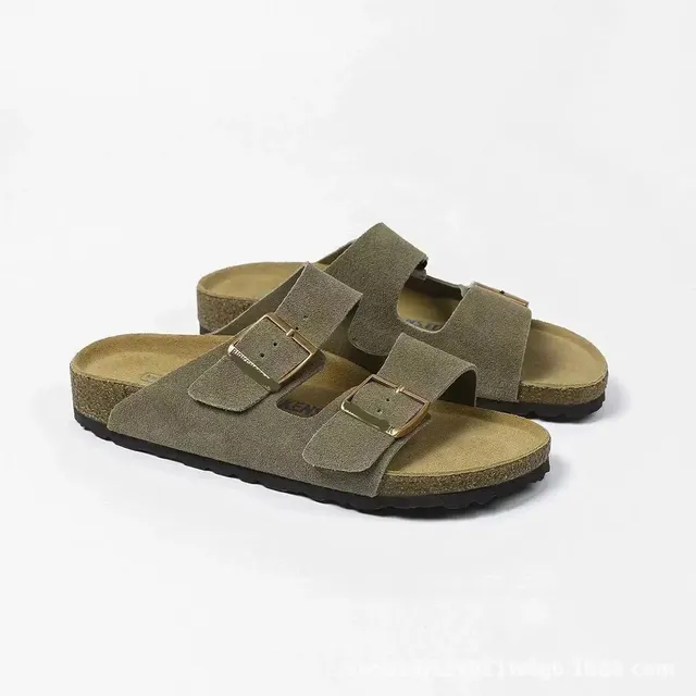 Birkenstock Arizona Olive Suede