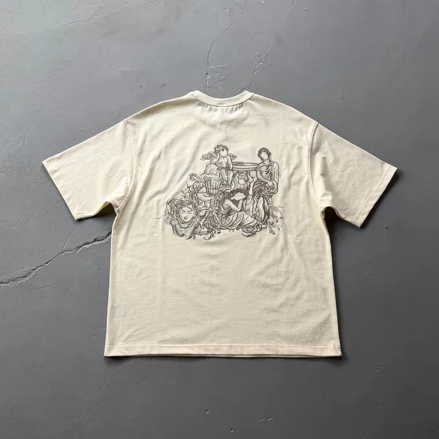Balenciaga Graphic Tee Classical Illustration Print