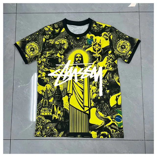 Stüssy × Brazil National Team Graphic T-Shirt