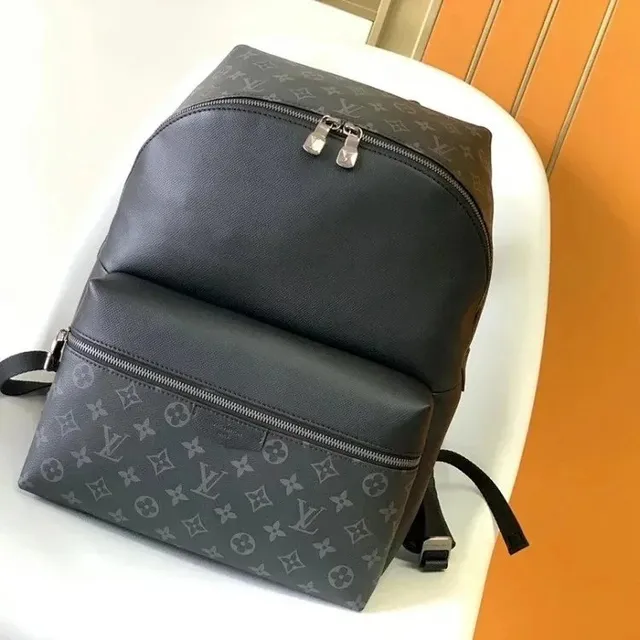 Louis Vuitton Monogram Backpack Black and Grey Monogram