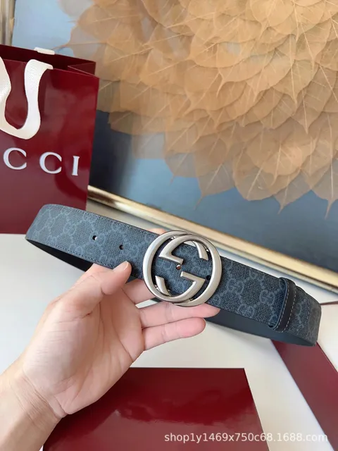 Gucci Horsebit Belt GG Monogram Canvas