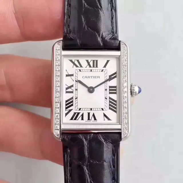 Cartier Tank Must Diamond Bezel