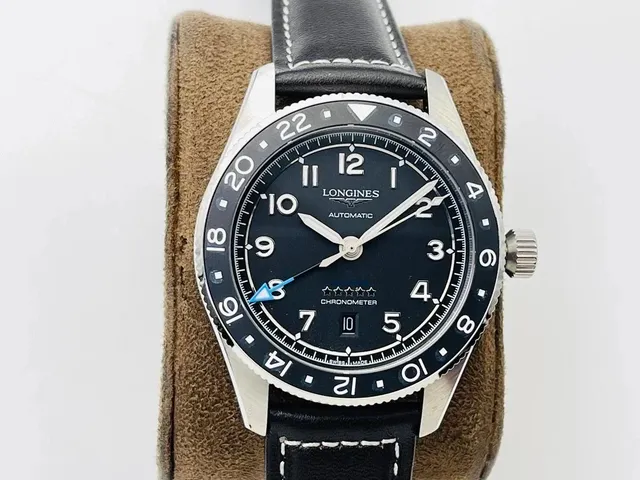Longines Automatic Chronometer Black Dial with Bezel