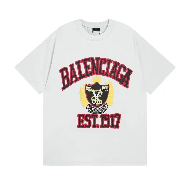 Balenciaga Oversized T-Shirt College Logo