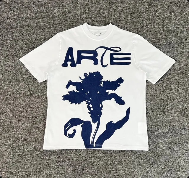 Arte Antwerp Graphic Tee Arte Logo & Floral Print