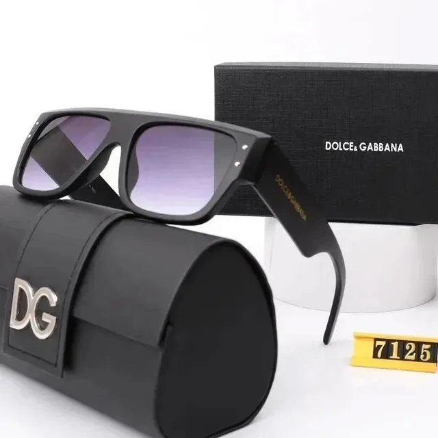 Dolce & Gabbana Sunglasses Matte Black with Gradient Lenses