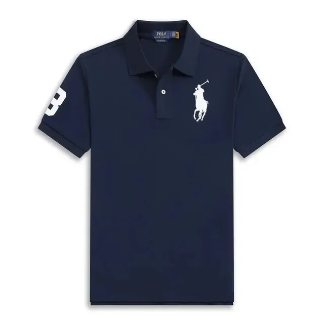 POLO宝蓝大白标