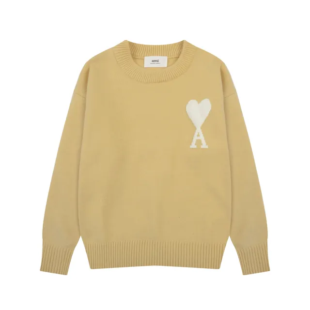 AMI Paris Knit Sweater Heart Logo