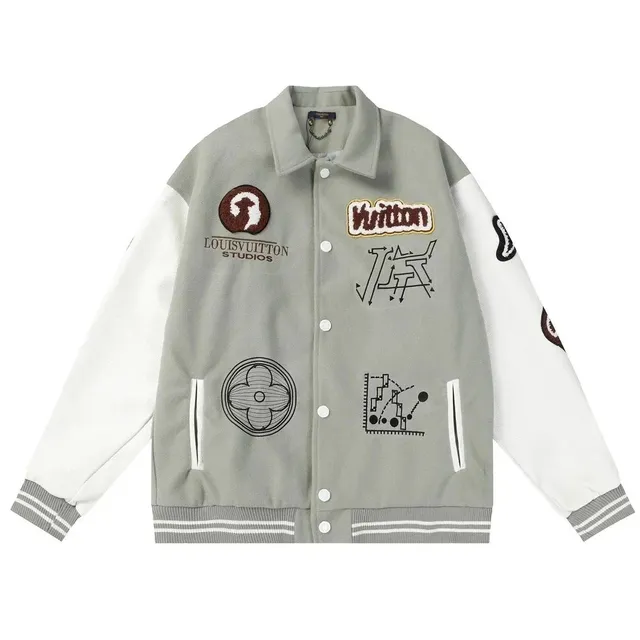 Louis Vuitton Varsity Jacket Embroidered Logo Patch