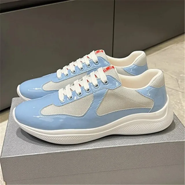 Prada Linea Rossa Sneaker Glossy Patent & Mesh