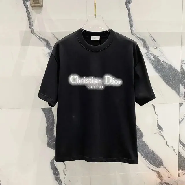 Dior Couture Logo Tee Fogged Logo