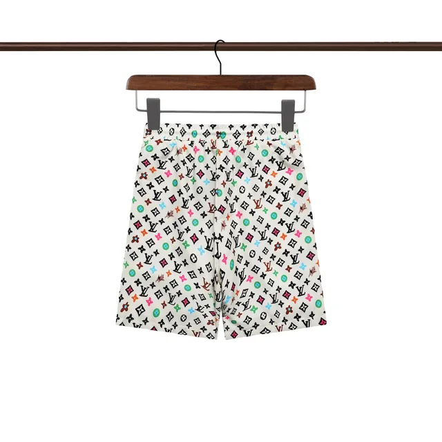 Louis Vuitton Monogram Print Shorts Multicolor