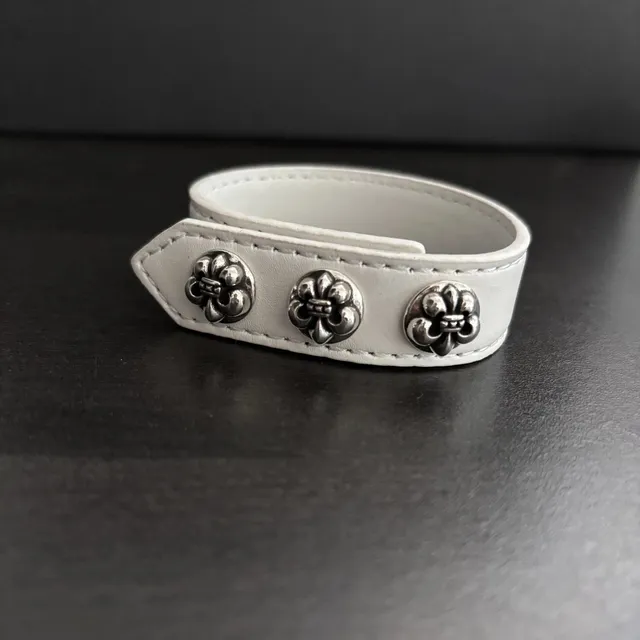 Chrome Hearts Cuff Bracelet Triple Fleur-de-Lis