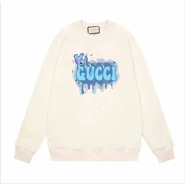 Gucci × Disney Crewneck Sweatshirt Stitch Graffiti Print