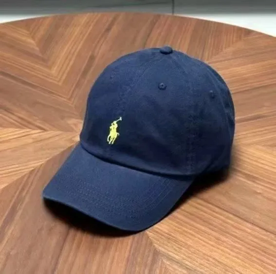 Polo Ralph Lauren Polo Bear Cap Navy with Yellow Pony