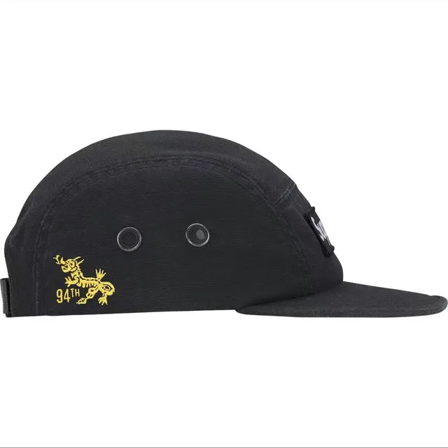 H046 Dragon Embroidered Hat Black