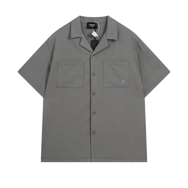 Represent Camp Collar Shirt Embroidered Logo