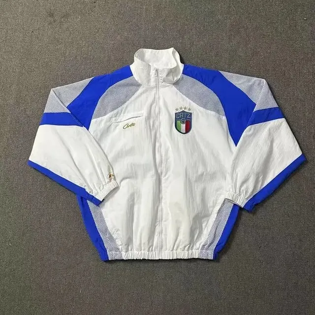 Adidas Italy National Team Windbreaker 1990s Home Track Jacket