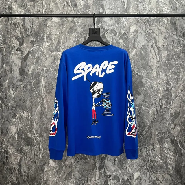 Chrome Hearts Long Sleeve Tee Space Graphic