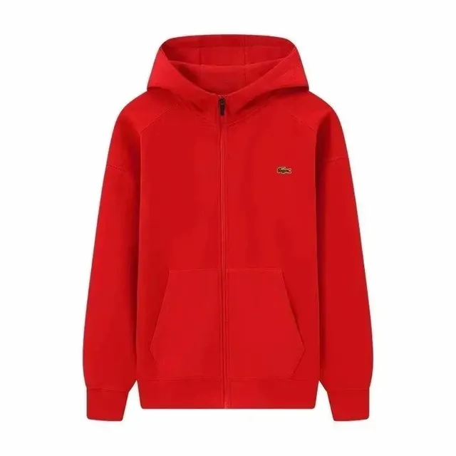 Lacoste Zip-Up Hoodie Classic Croc Logo