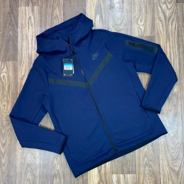Nike Tech Fleece Hooded Jacket Navy
