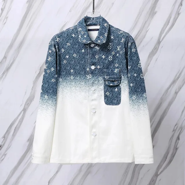 Louis Vuitton Denim Shirt Monogram Gradient